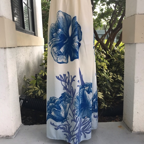 Tiff by TT Floral Strapless Maxi Dress - Picture 2 of 6